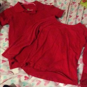 Girl uniform shirts